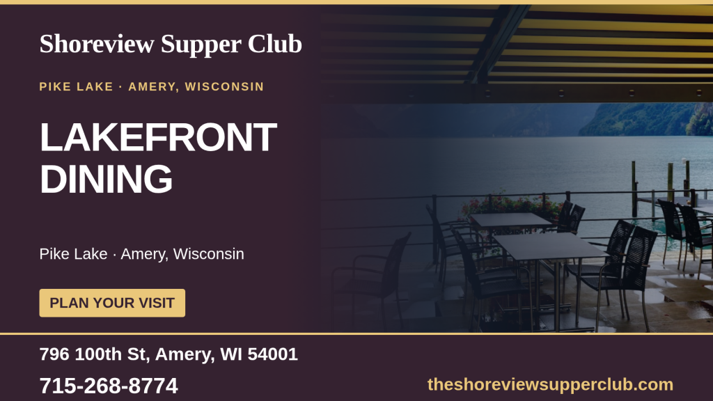 Lakefront Dining at Wolter’s Shoreview Supper Club