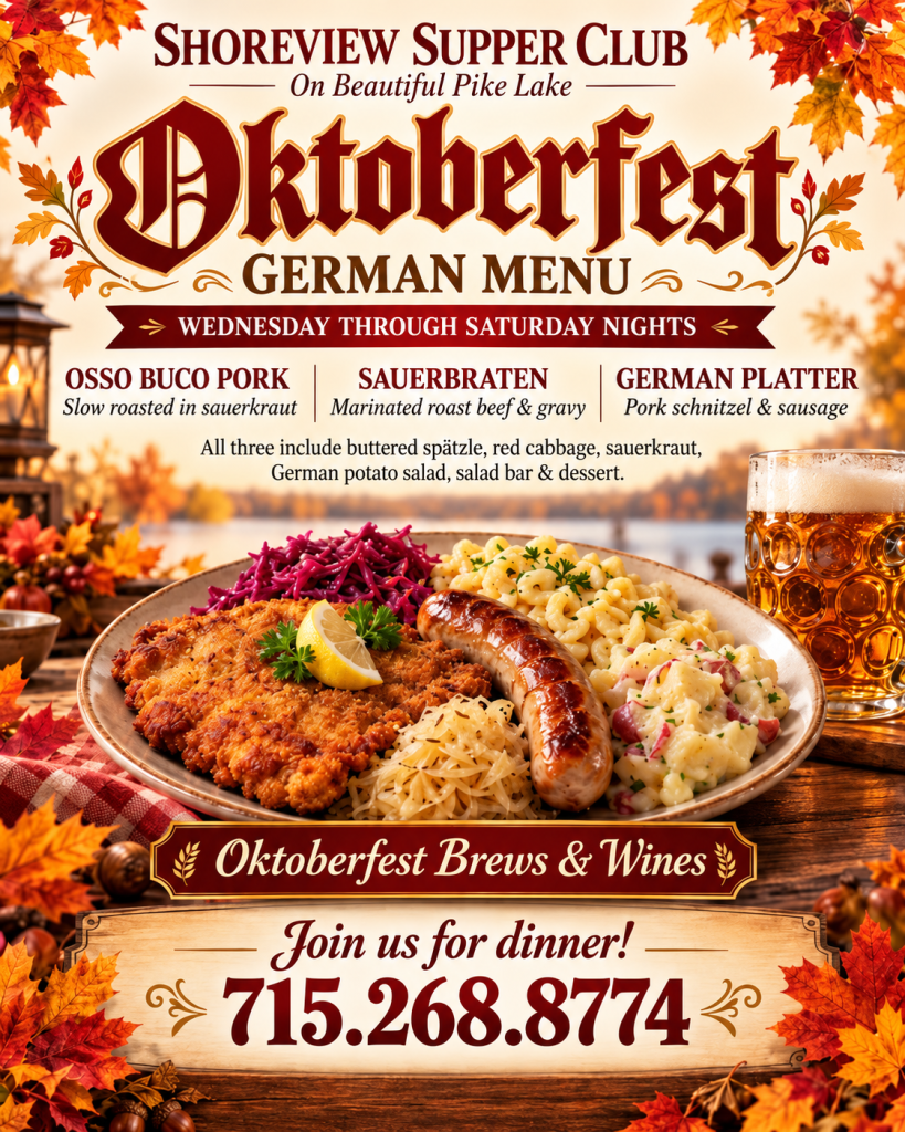 Oktoberfest at Shoreview Supper Club